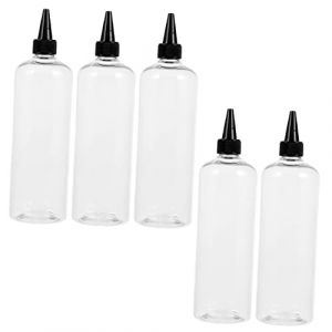 OUNONA 3 Ensembles Bouteille D'épaule Ronde Hair Oiling Bottle Bouteille Shampoing De Pour Les Cheveux s De Shampooing Vides Indemne Plastique 5 Pièces * 3 (Gustell, neuf)