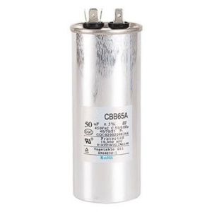 Condensateur CBB65-CBB65A avec 6 connecteurs (4+2) 50 μF 450V 40/70/21. Condensateur de démarrage de moteur, compresseur de climatisation, ect. 1 Pièce. (50mf) (Synn53, neuf)