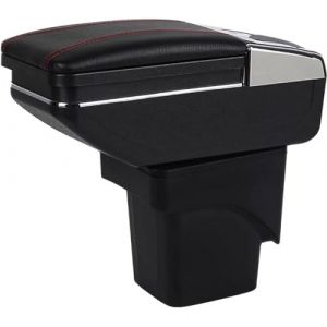 Bo&icirc;te d'accoudoir pour console centrale en cuir,remplacement pour Ford Focus 2 MK2 2007 2008 2009 2010 2011,bo&icirc;te de rangement d'accoudoirs pour pi&egrave;ces d'int&eacute;rieur de voiture (Auto Sun Shine, neuf)
