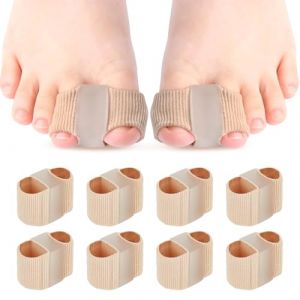 KAIYAYA 8 Pièces Correcteur Hallux Valgus &Séparateur Orteil,2 Tailles Redresseur Orteil Écarteur Orteil Hallux Valgus Kit Oignon Pied Orthese Pied,Protection Orteils Unisexe (SMOLIKIA LTD, neuf)