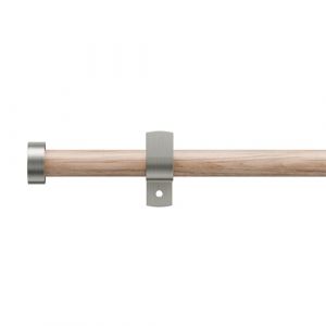 Tringle &agrave; rideaux extensible 76-280cm, nouvelle tringle &agrave; rideaux en bois grain de diam&egrave;tre 19 mm avec embouts d&eacute;coratifs pour rideaux &agrave; &oelig;illets, tringle d&eacute;corative pour fen&ecirc;tres de chambre, salon (Eson home, neuf)