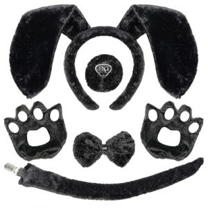 FrostyFlair Costume pour chiens, 5 pi&egrave;ces costume chien pour adultes & costume chien Halloween, costume teckel & costume pour chiens pour cosplay et f&ecirc;tes &agrave; th&egrave;me (xianbanshuoshangmaoyouxiangongsi, neuf)