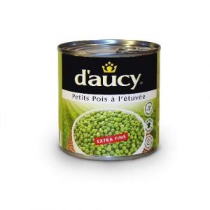 D'AUCY - Pois Etuv&eacute;e Extra Fins 280G - ( Lot De 4 ) (LE GRAND MARCHE DE FRANCE, neuf)