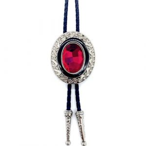 DINSOAVR Cravates, faux cols, Bolos traditionnel cravate pour femmes hommes mode cristal pendentif cravate cravate western corde collier cravate de concert chemise cravate (guangzhoujucikejiyouxiangongsi, neuf)