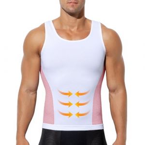 Casey Kevin Debardeur Compression Homme Gaine Ventre Plat Débardeur Gainant Homme Gaine Amincissante Maillots De Corps (Casey-Kevin, neuf)