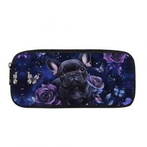 Showudesigns Trousse à crayons unique en forme d'animal pour garçons et filles, Un bouledogue français, Taille unique, Organiseur de sac (showu designs, neuf)