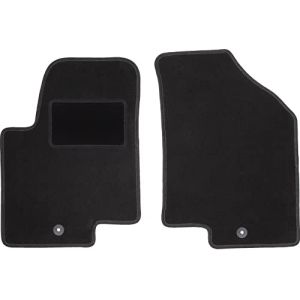 Wielganizator Tapis de Sol Avant de Voiture - 2 pi&egrave;ces - en Velours - pour Kia Soul I Crossover (2009-2013) - Noir (ExtraMerchant, neuf)