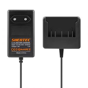 Shentec Chargeur de batterie au lithium 36 V pour Bosch Rotak 32 LI 34 LI 37 LI 43 LI 1600Z0003C (Shentec FR, neuf)