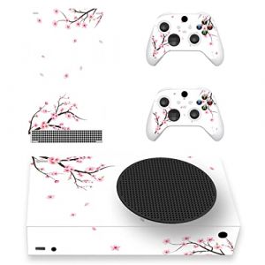 PlayVital Autocollant Protection pour Xbox Series S Sticker Manette Skin pour Xbox Series S Accessoires Console-Fleurs de Cerisier Tombe (Game Skindecal Store, neuf)