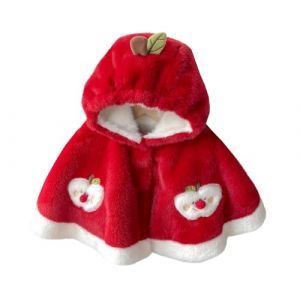 Nemopter Mignon Cape &agrave; Capuche B&eacute;b&eacute; Gar&ccedil;on Filles Sweat &Agrave; Capuche Laine Doux Poncho Cape Coupe-Vent Hiver Automne V&ecirc;tements d'ext&eacute;rieur Chaude Ch&acirc;le pour Enfants 0-3ans (Nemopter, neuf)