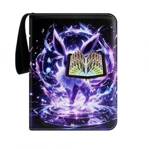 50 Pages 400 Cartes Classeur, Classeur Carte Avec Fermeture &Eacute;clair, Album Avec Portable Poign&eacute;e (Zoouan_store, neuf)