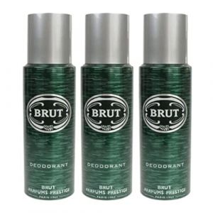 Brut Lot de 3 déodorants en spray pour homme 200 ml (Evon Paris, neuf)