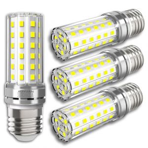 Lot de 4 ampoules LED E27 argent ma&iuml;s 6500 K blanc froid 1450 lm E27 au lieu d'une ampoule &agrave; incandescence de 100 W - Intensit&eacute; non variable - Ampoule en &eacute;pi de ma&iuml;s - Pas de scintillement (ailisendzkj-EU, neuf)