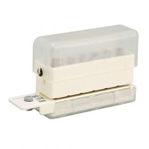 Perforateur de Papier &agrave; 6 Trous, Bande de Reliure Multi-Trous, Trou de Suspension Portable pour Trous A5/20, B5/26 Trous, Manuel de Flipbook A4/30 Trous (Transparent) (Yunplsa, neuf)