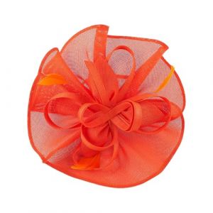 SLXLYH Teaparty Pince à cheveux pour fête, mariage, femme, filet à fleurs (orange) (anbeidianzi, neuf)