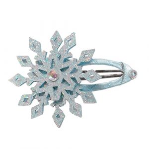 Pince &agrave; cheveux de No&euml;l tendance des ann&eacute;es 2000 - Flocon de neige de No&euml;l scintillant - Accessoires photo (jihehome, neuf)