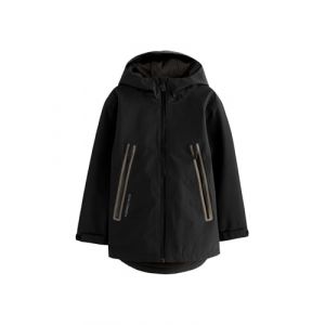 NEXT Gar&ccedil;on Veste &agrave; capuche imperm&eacute;able avec doublure en polaire Noir 14 Ans (Next Germany GmbH, neuf)