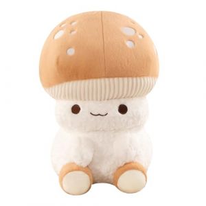 Animal En Peluche Mignon - 35 cm de Hauteur Douceur et Humour Cadeau Adorable | Champignon Jouets En Peluche et Animaux | pour Noel Anniversaire Maison Bureau Chambre Dortoir Canap&eacute; Voiture Salon (paowei, neuf)