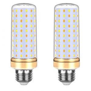 GRV Ampoules LED ma&iuml;s 12W E27, ampoules mode r&eacute;glable tricolore, &eacute;quivalent &agrave; 150 Watts, ac110-240V, ampoules spirale 1000 lumens, plafonnier, salon et int&eacute;rieur, pack de 2 (FRGRV, neuf)