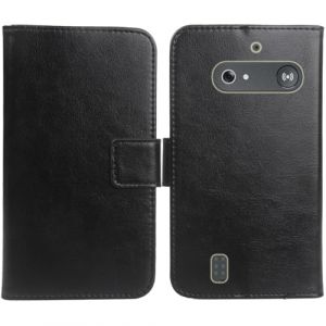 Cheshaoping Housse Coque pour Doro Leva E10 / E11 Doro DFB 0600 2.4" PU Cuir Etui Leather Case Cover Flip Cas Couverture Protecteur Portefeuille (Noir) (jiayitonguk, neuf)