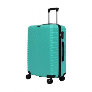 STRAVIA &ndash; Vic &ndash; Valise Cabine Small 45 cm &ndash; Bagage &agrave; Main Avion &ndash; ABS l&eacute;g&egrave;re et r&eacute;sistante &ndash; Serrure &agrave; Code s&eacute;curis&eacute;e &ndash; 4 Roues Double Ultra fluides &ndash; Turquoise &ndash; 46 x 32 x 20 cm (ERVEL eu, neuf)