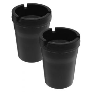 Flaconi Cendrier Voiture,Cendrier de Voiture,Porte-gobelet Plastique Cendrier,Cendriers pour l'extérieur,Cendrier avec Couvercle,Accessoires Auto,Convient à la Plupart des Voitures,Camions et SUV (shenhua auto, neuf)