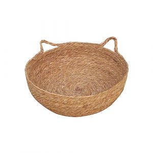 Sharplace Chat Scratcher Lounge Chat Lit Panier Rotin Chenil Tiss&eacute; &Eacute;t&eacute; Rond Durable Universel Grotte Nid Chat Maison pour Lapin Chats D'int&eacute;rieur Petits Chiens, 45cmx15cm (RT Technology, neuf)