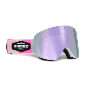 SIROKO - Masques de Ski et Snowboard pour Enfant GX MuffinBlanc/Rose (SIROKO &reg;, neuf)