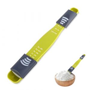 ZKGYUS Cuillère doseuse tout-en-un, cuillere doseuse multifonctionnelles, cuillere doseuse avec graduées, cuillères doseuses en Plastique pour Outils de Mesure de liquides (Rfervgauk, neuf)