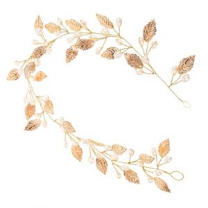 PACKOVE Accessoires De Cheveux En Perles Pour Mariée Vigne De Cheveux De Mariage Accessoires De Cheveux De Mariage Bijoux De Coiffure De Vigne De Cheveux En Perles Pour (Spring TU, neuf)
