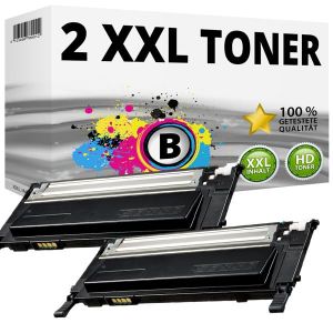 Inkadoo Lot de 2 cartouches de toner compatibles avec Samsung CLP-320N CLP-325W CLX-3185FN CLX-3185FW CLP-320 (Inkadoo Shop, neuf)