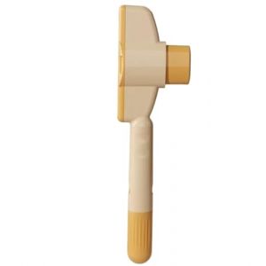 1 peigne de toilettage autonettoyant pour animaux de compagnie | Pour chats et chiens | Outil de bain et de beaut&eacute; pour petits animaux (1 pi&egrave;ce jaune) (JISHUI, neuf)