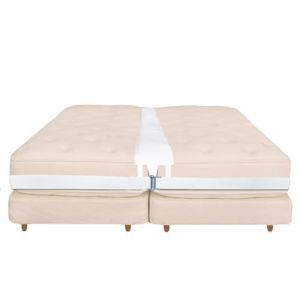 Connecteur de matelas pour pont de lit &ndash; Coussin de remplissage en mousse, assemblage de matelas simple, kit de conversion | Pont en fibre de polyester douce avec sangle de s&eacute;curit&eacute;, comble (floint, neuf)