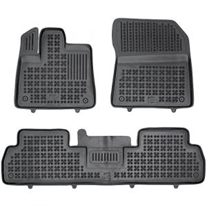 MOTOS Tapis de Voiture en Caoutchouc pour Citroen Berlingo III Depuis 2018 Améliorez Votre Confort de Voyage avec Le Tapis antidérapant pour Voiture - Tapis de Sol pour Voiture Tous Temps, Protection (MOTOS EU, neuf)