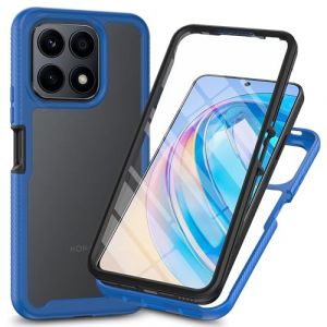 XINYEXIN Coque pour Honor X8 5G / Honor X6 / Honor 70 Lite 5G, Coque Antichoc à 360 Degrés avec Protecteur D'écran Intégré, [Full Body Protection Case] Intégrale Étui Housse Transparent - Bleu Foncé (Xinyexin, neuf)