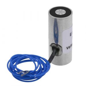 Électroaimant DC 12V 10N 2.2LB/1kg Ventouse Ronde Électroaimant Cylindre De Levage 13 x 30mm (Uxney -FR, neuf)