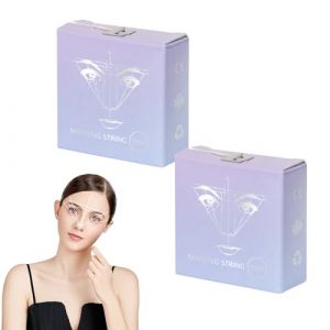 2 Pièces Kit de Traçage des Sourcils,Mapping Sourcil Pré Encré,Outil de Cartographie des Sourcils,Sourcils Blanche Fil de Traçage Parfait pour Parfaits la Mise en Forme des Sourcils (2 * 10M) Blanc (vpb, neuf)