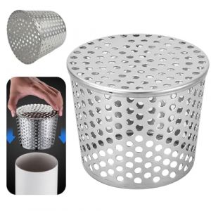 Crapaudine de goutti&egrave;re, Protection gouttiere anti feuille, Filtres De Goutti&egrave;re en Acier Inoxydable, Protection contre les feuilles de goutti&egrave;re, Filtre de Goutti&egrave;re pour &Eacute;viter les Blocages (Aomantic Sarl, neuf)