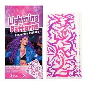 Autocollants Visage Pailletés | Adhésif Faux Réaliste Avec Brillance UV | Autocollants Temporaires,Pour Femmes Hommes Noël Cosplay Soirées Dansantes Fête Célébration (ArmyJun, neuf)