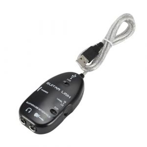 C&acirc;ble de Liaison pour Guitare, C&acirc;ble Adaptateur de Liaison Guitare vers USB, Lien pour Guitare, Connecteur Audio, Enregistreur pour PC/Ordinateur (Gulaer, neuf)