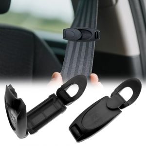 2 Pi&egrave;ces Ajusteur de Ceinture de S&eacute;curit&eacute; de Voiture,Pince Ceinture de S&eacute;curit&eacute;,Bloque Ceinture Voiture,Clip Ceinture de S&eacute;curit&eacute; pour Ceintures de S&eacute;curit&eacute; Dans les Camions, les et Diverses Voitures. (DanLanYi, neuf)