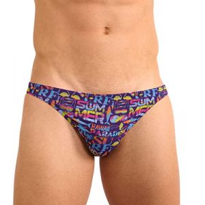 Kiniki Micro Slip de Bain Transbronzant pour Homme (5ème Génération) - Aloha (Kiniki Exclusive TanThrough Swimwear & Underwear, neuf)