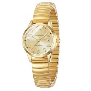 Timever Montre &agrave; Quartz analogique pour Femme avec Bracelet Extensible en Acier Inoxydable,Date,&Eacute;tanche 3 ATM,Gros Chiffres,Id&eacute;e de Cadeau pour Dames et Amie (lingzhongkeji, neuf)