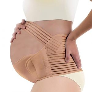 DIFLAX Ceinture Grossesse Femme Enceinte, Ceinture Soutien Grossesse, Ceintures De Grossesse Eco-Responsable Soulage Douleurs Pour Sport Post-Partum (XXL) (SVF TUNDER PRICE, neuf)