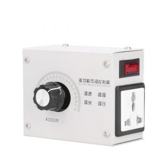 R&eacute;gulateur de Tension SCR 4000W, Variateur de Tension AC, Contr&ocirc;leur de Thyristor &eacute;lectronique Haute Puissance, Stabilisateur de Tension AC110/220V (Prise UE) (numuqia, neuf)