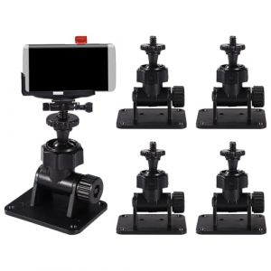 Lyreh 4pcs Support Mural pour HTC Vive/Valve Index/Vive Pro Station de Base, Vis Filetée 1/4" Adhésif Universel Mini Support Mural Accessoires pour Oculus Rift Capteurs (Haipingmian, neuf)