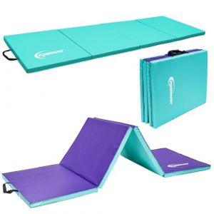 eyepower 180x60 Tapis de Gymnastique Pliable - Tapis de Sport Epais 3 cm - Matelas Gym - Tapis de Sol Yoga Mat - Tapis Fitness &agrave; la Maison - Tatami Judo Tapis Pilates - Exercise Equipment Gymnastics (einspreis, neuf)