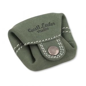 Gusti Porte-Monnaie Linus en Cuir Bourse Petit Porte-Monnaie Vert Cuir (Gusti Cuir, neuf)