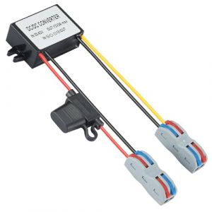 Mzhou DC 24V / 36V / 48v &agrave; 12V convertisseur pas &agrave; pas, 17-60V abaiss&eacute; &agrave; 12V 3A 36W module convertisseur de tension, 20v 22v 32v &agrave; 12V transformateur pas &agrave; pas bas IP67 adaptateur &eacute;tanche (Mzhou, neuf)