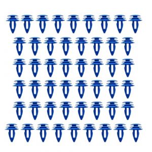 JNNJ Clips Garniture Passage Roue, Kit D'attaches Et De Fixations En Plastique Pour Voiture, Clips Universels Garniture De Voiture, Attaches De Voiture Pour Châssis Automobile, Couvre-Roue(50 Pièces) (KJHmaoyi, neuf)